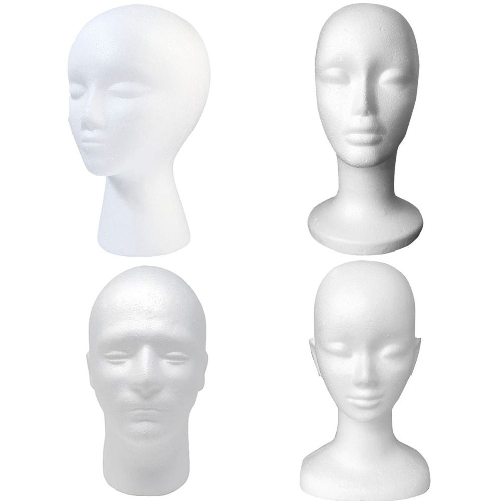 Cosplay Prop Foam - Présentoir à lunettes, Tête de mannequin