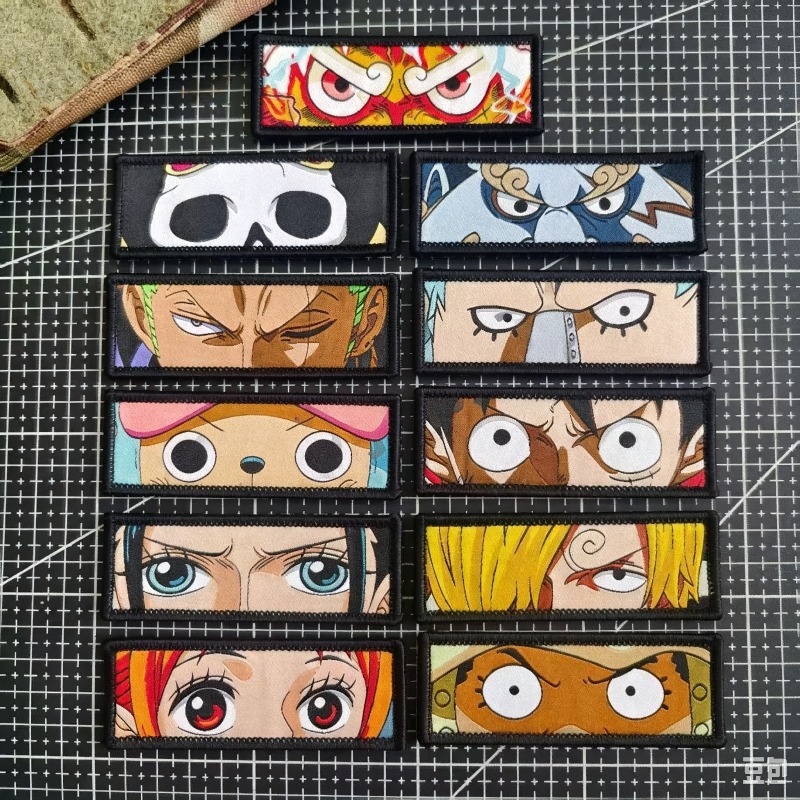 Velcro Hook Loop - Patch Velcro One Piece Anime, Série