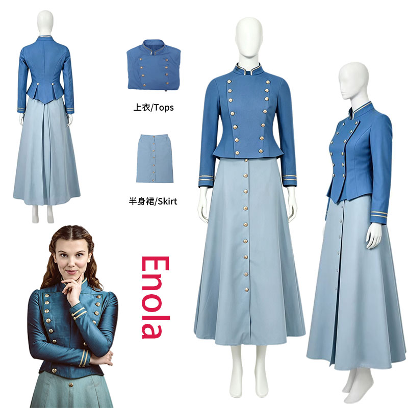 Prop De Cosplay - Costume de cosplay Enola Holmes pour