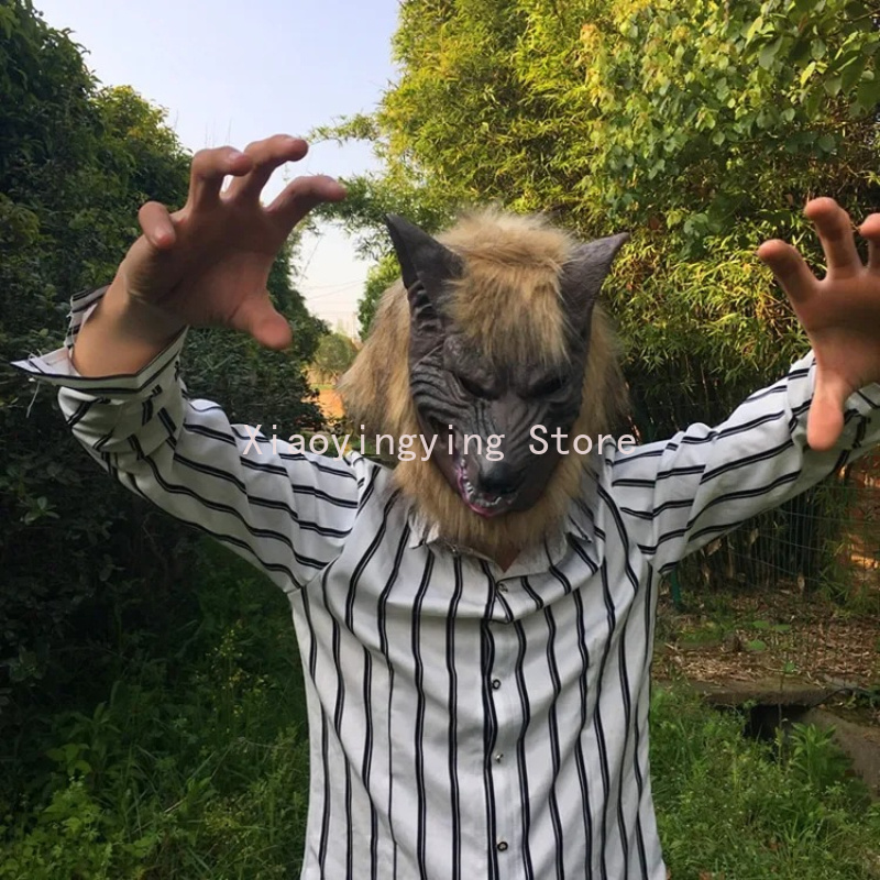 Cosplay Prop Kit - Kit Masque de Loup et Gants