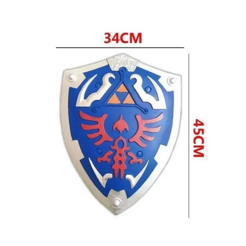 Cosplay Prop Dagger - Épée et bouclier bleus Hylian Escudo