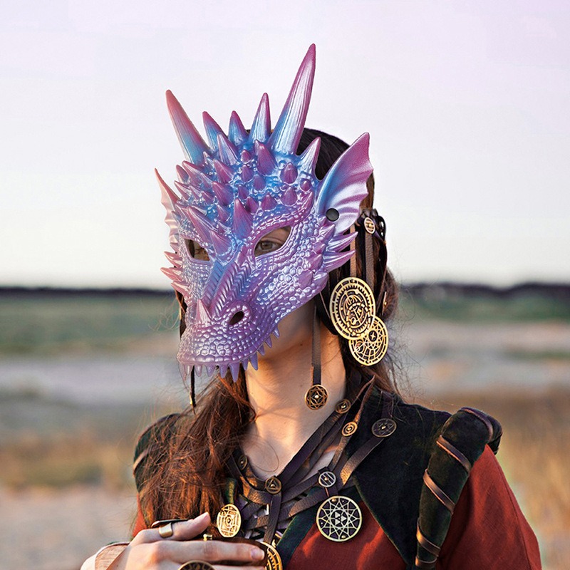 Masque Dragon Bleu Perle, Impr - Cosplay Prop Blueprints avis et prix