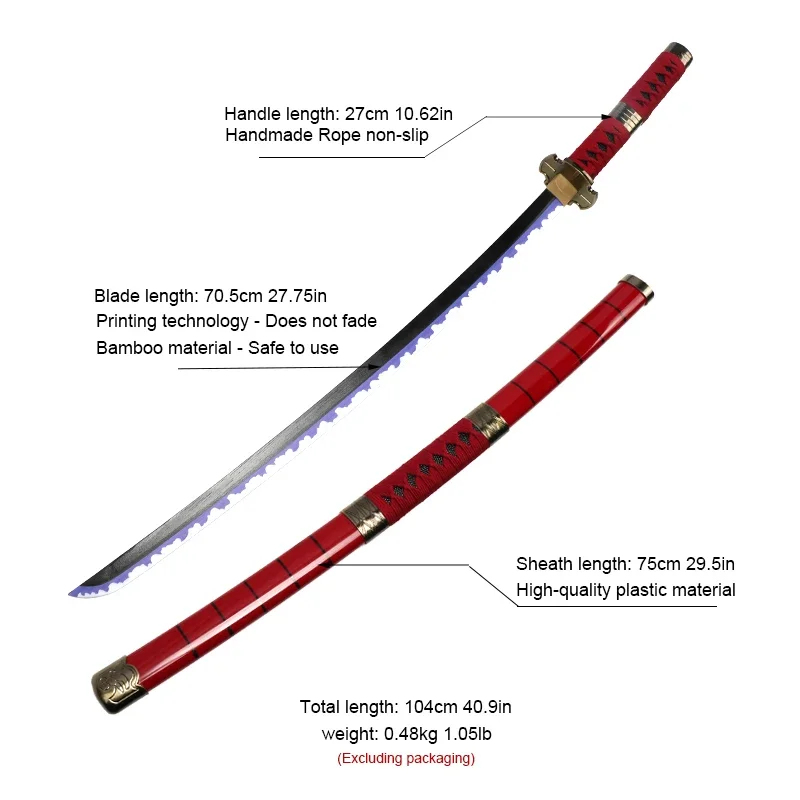 Épées Roronoa Zoro 3 pièces 20 - Cosplay Prop Dagger avis et prix