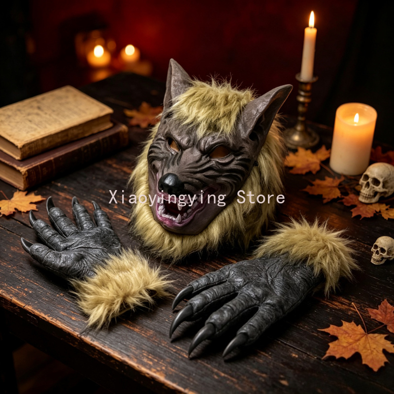 Kit Masque de Loup et Gants en - Cosplay Prop Kit avis et prix